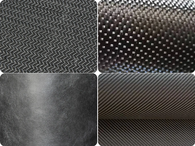 Materiais de fibra de carbono