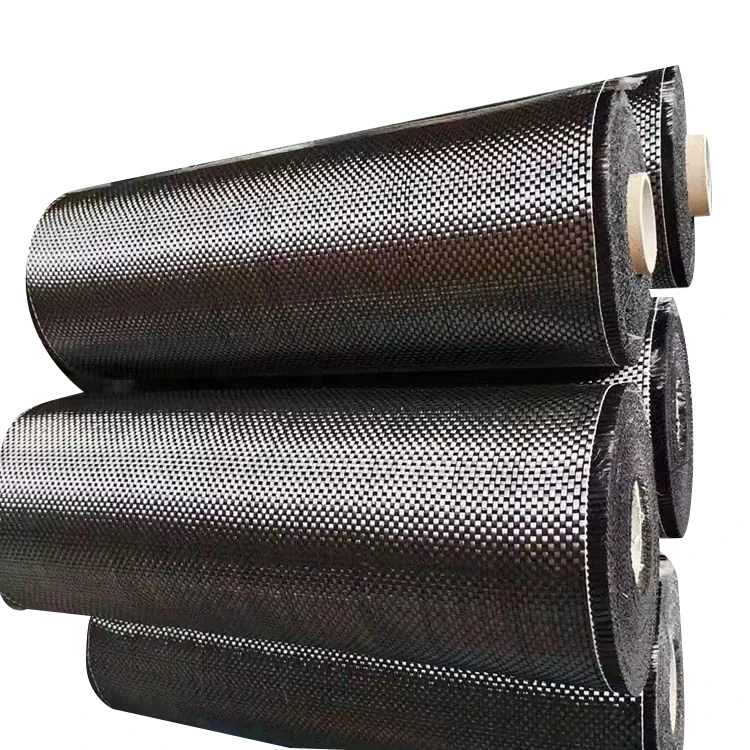 Tecido de fibra de carbono de trama simples