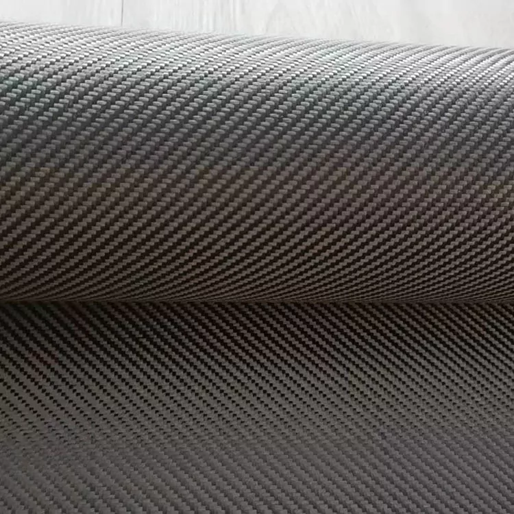 Tecido de fibra de carbono em sarja
